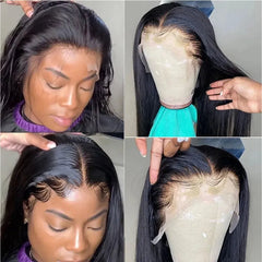 Transparent Straight Lace Frontal Wigs - Pure Hair Gaze