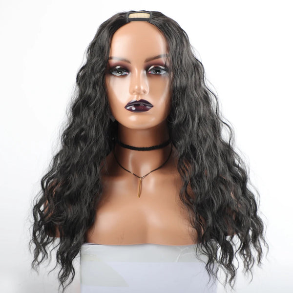 Long Curly Synthetic U Part Wig