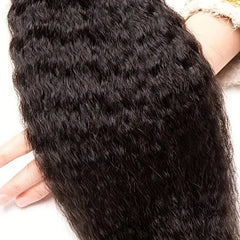 Human Hair Weave Kinky Straight Bundles - Pure Hair Gaze