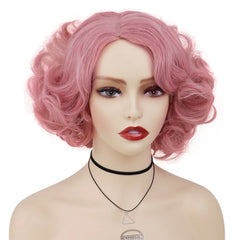 Cosplay Short Curly Hair Platinum Blonde Wigs - Pure Hair Gaze