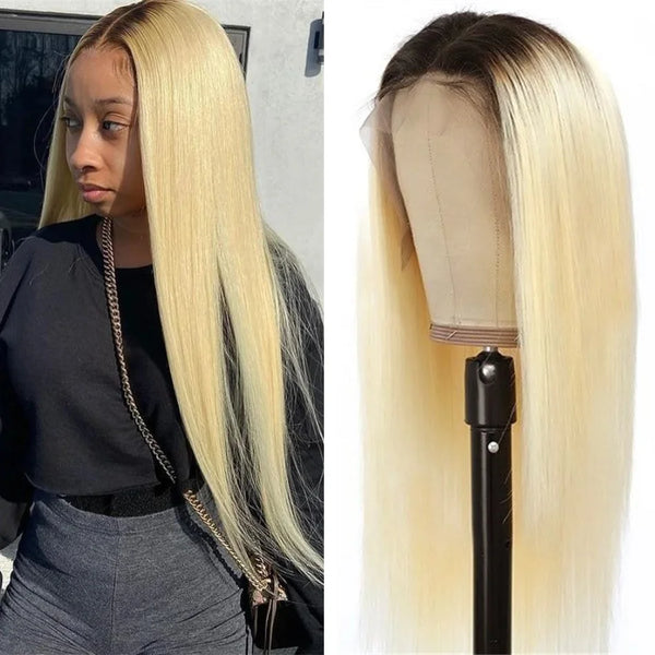 1B/613 Honey Blonde Lace Front Wig