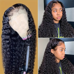 Pre Plucked Glueless Loose Deep Wave Frontal Wig - Pure Hair Gaze