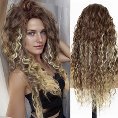 Long Fluffy Wave 26 Inch Ash Blonde Wig - Pure Hair Gaze