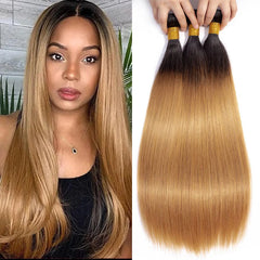 Raw Indian Straight Human Hair Weave Bundles - Pure Hair Gaze