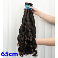 Human Hair Bulk Loose Wave No Weft Hair Bundles - Pure Hair Gaze