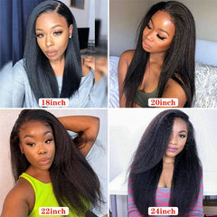 Peruvian Kinky Straight Hair 28 30 Inch Weave Bundles - Pure Hair Gaze