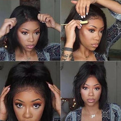 Glueless Kinky Straight Frontal Wig - Pure Hair Gaze