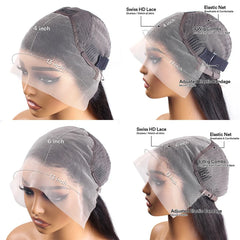 Transparent HD Lace Front Glueless Wig - Pure Hair Gaze