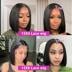 250 Density Straight Lace Frontal Glueless Wig - Pure Hair Gaze