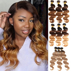 Ombre Colored 1b/27 Bundles Raw Hair Extension - Pure Hair Gaze