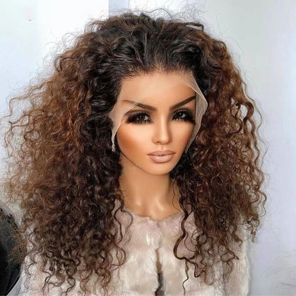 Curly Lace Front BabyHair Glueless Wig