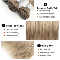 Brown Pure Color Remy Human Hair Bundles - Pure Hair Gaze