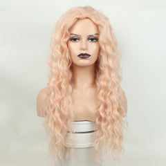 Brown Roots Natural Synthetic Ash Blonde Wig - Pure Hair Gaze