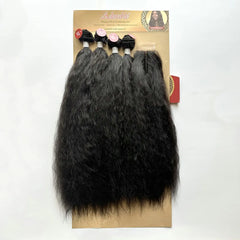 Afro 2*4 T Part Lace Closure Kinky Straight Bundles - Pure Hair Gaze