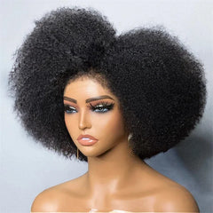 14lnch 180%Density Glueless Natural Black Wig - Pure Hair Gaze