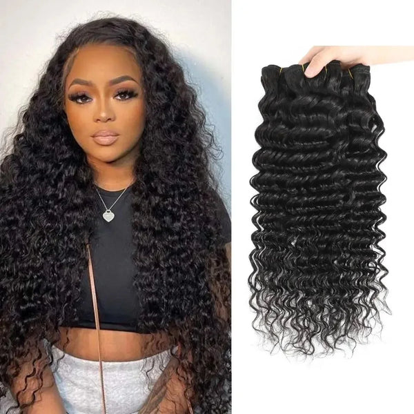 Long Curly Malaysian Weave Human Hair Extension