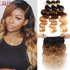 Ombre Colored 1b/27 Bundles Raw Hair Extension - Pure Hair Gaze