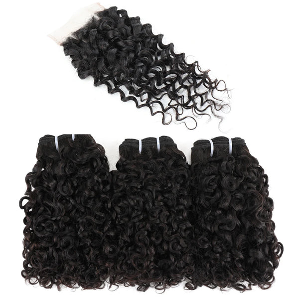 Unprocessed Kinky Curly Human Hair Bundles