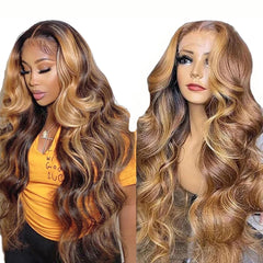 Brazilian Body Wave Lace Front Ombre Wig - Pure Hair Gaze