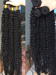 Deep Wave Brazilian Bundles And Closure - Pure Hair Gaze