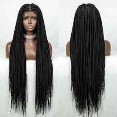 Straight Tiny Box Cornrow Braided Wig - Pure Hair Gaze