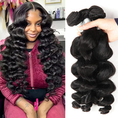 Brazilian Human Hair Loose Wave Bundles - Pure Hair Gaze