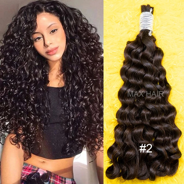 Unprocessed No Weft Loose Deep Wave Hair Bundles