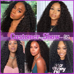 Indian Deep Curly Wave U Part Human Hair Wig - Pure Hair Gaze