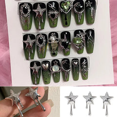 20pcs Wine Bottle Nail Charms - Red Wine Nail Art Decoration - Pure Hair Gaze