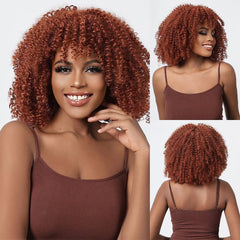 Curly Bomb Ombre Dark Root Wig - Pure Hair Gaze