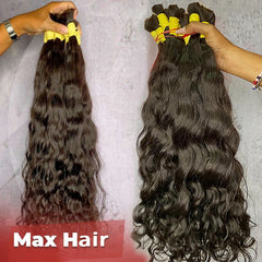 Human Hair Bulk Loose Wave No Weft Hair Bundles - Pure Hair Gaze