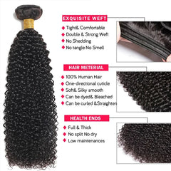Brazilian Deep Wave Curly Virgin Hair Bundles - Pure Hair Gaze