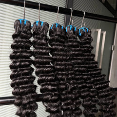 Deep Wave Unprocessed Weave Human Hair Bundles - Pure Hair Gaze