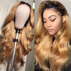 Brazilian Body Wave Lace Front Ombre Wig - Pure Hair Gaze