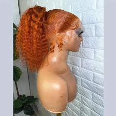 Soft Long 180Density 26Inch Ginger Lace Front Wig - Pure Hair Gaze
