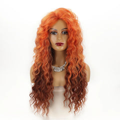 Brown Roots Natural Synthetic Ash Blonde Wig - Pure Hair Gaze