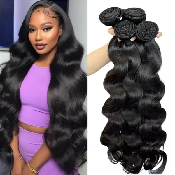 Natural Remy Human Hair Weave Bundles