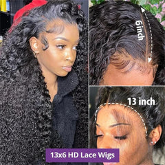 Pre Plucked Glueless Loose Deep Wave Frontal Wig - Pure Hair Gaze