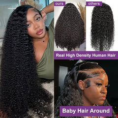 Brazilian 30 40 Inch Deep Wave 13x6 Glueless Wig - Pure Hair Gaze