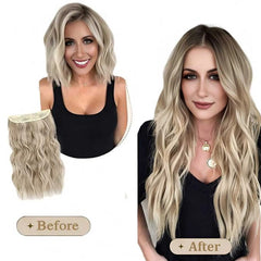 Highlight Ash Blonde Body Wave Human Hair Wig - Pure Hair Gaze