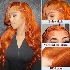Brazilian Human Hair HD Body Wave Wig - Pure Hair Gaze