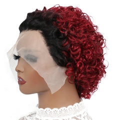 Ginger Pixie Cut Wigs Human Hair Short Curly Lace Front - Pure Hair Gaze