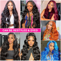 Wet And Wavy Human Hair Lace Frontal Wigs - Pure Hair Gaze