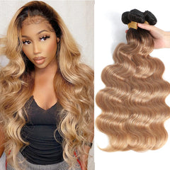 Ombre Colored 1b/27 Bundles Raw Hair Extension - Pure Hair Gaze