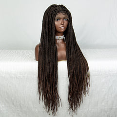 Straight Tiny Box Cornrow Braided Wig - Pure Hair Gaze