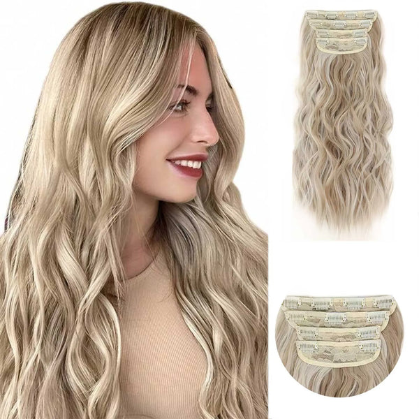 Highlight Ash Blonde Body Wave Human Hair Wig