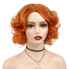 Cosplay Short Curly Hair Platinum Blonde Wigs - Pure Hair Gaze