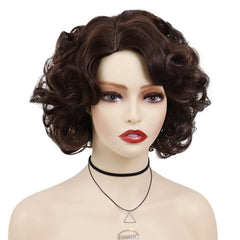 Cosplay Short Curly Hair Platinum Blonde Wigs - Pure Hair Gaze