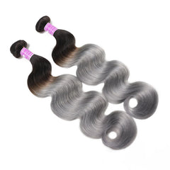 Human Virgin Hair Wavy Weaves Ombre Hair Bundles - Pure Hair Gaze