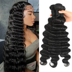 Loose Deep Wave 100% Human Hair Bundles - Pure Hair Gaze